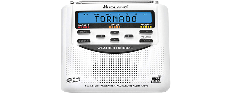 Midland - WR120B WR120EZ - NOAA Emergency Weather Alert Radio